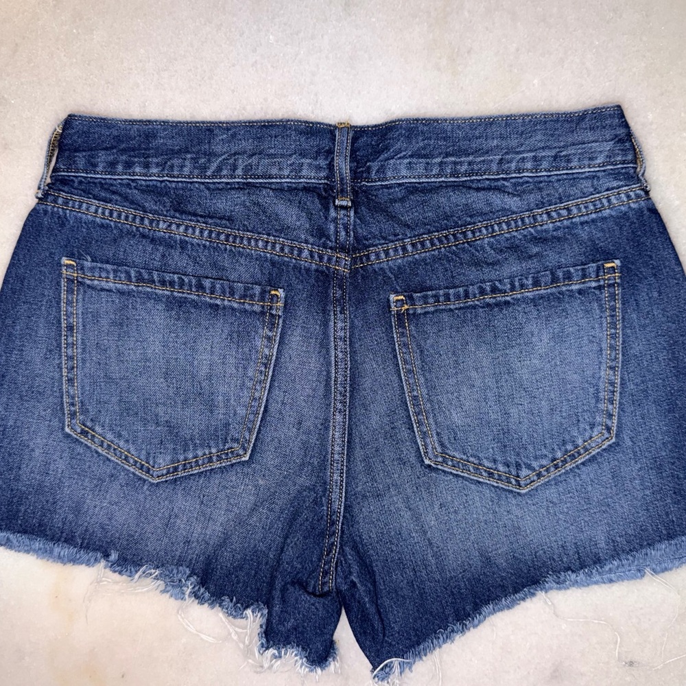 Old Navy Dark Blue Denim Cutoff Shorts - Picture 3 of 3